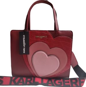 NWT Karl Lagerfeld Maybelle Satchel/Crossbody